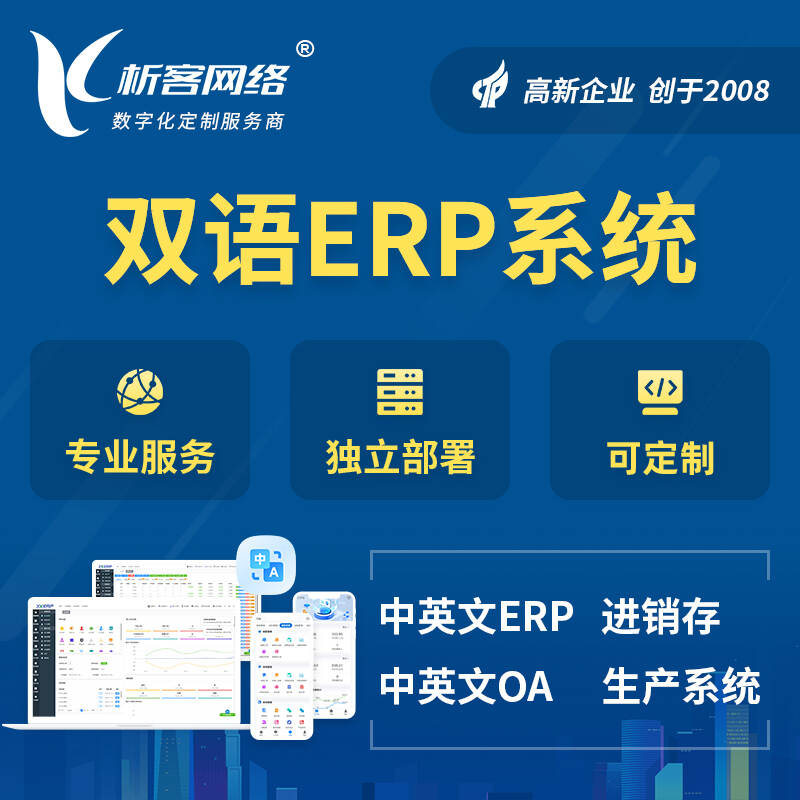 鄂州双语ERP系统